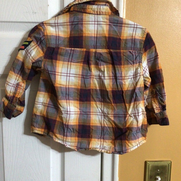 Oshkosh B’gosh 18 month and24 month plaid shirts, multi colored - Picture 3 of 11